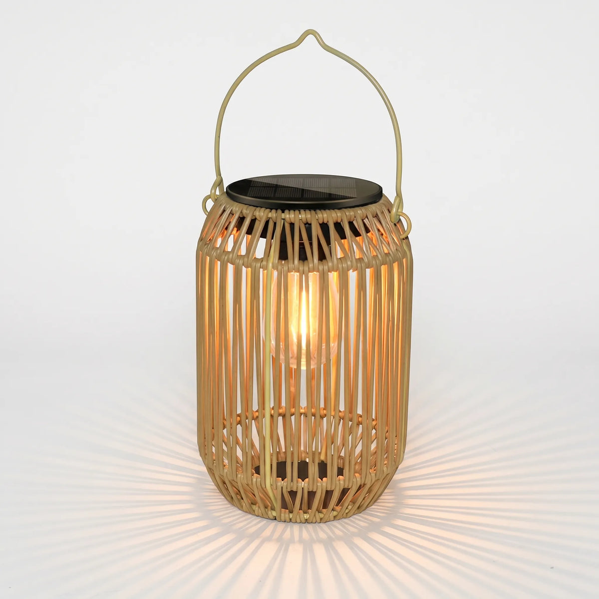 Outdoor Lantern Made of Woven Material