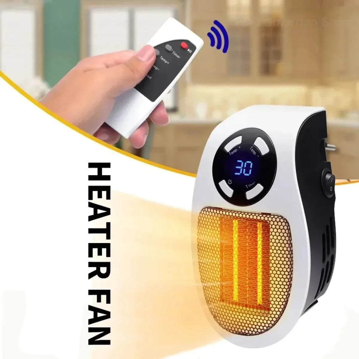 CozyNest Electric Space Heater – Safe & Portable Indoor Heating