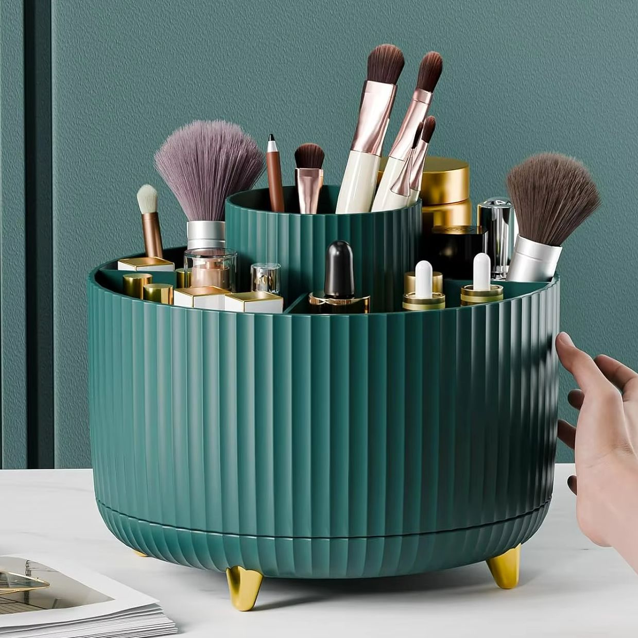 Elegant Beauty Storage Carousel