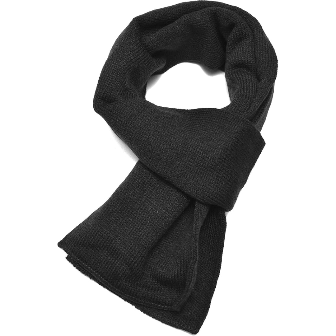 EverWarm | Luxurious Double Layer Knit Scarf for Men | Essential Winter Elegance