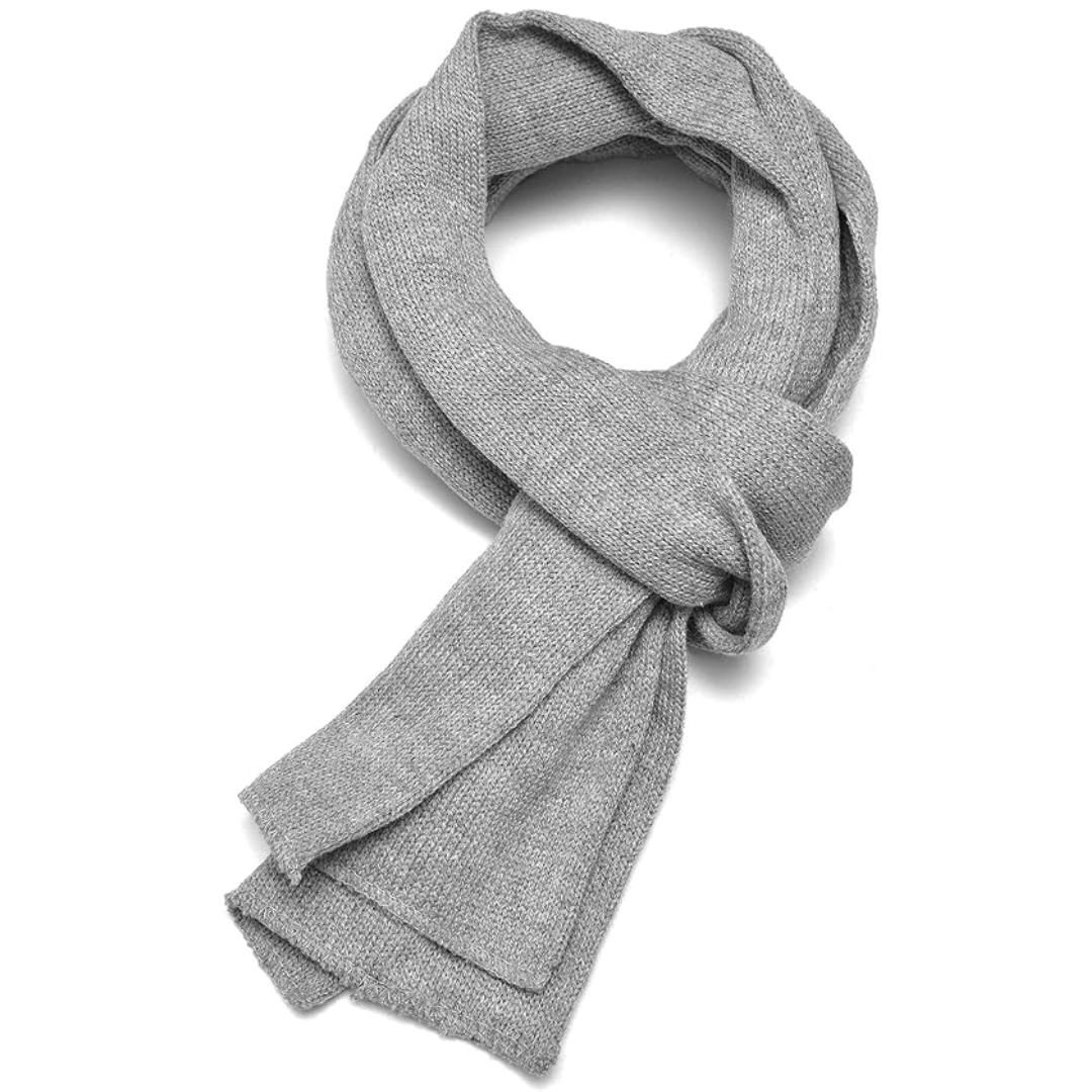 EverWarm | Luxurious Double Layer Knit Scarf for Men | Essential Winter Elegance