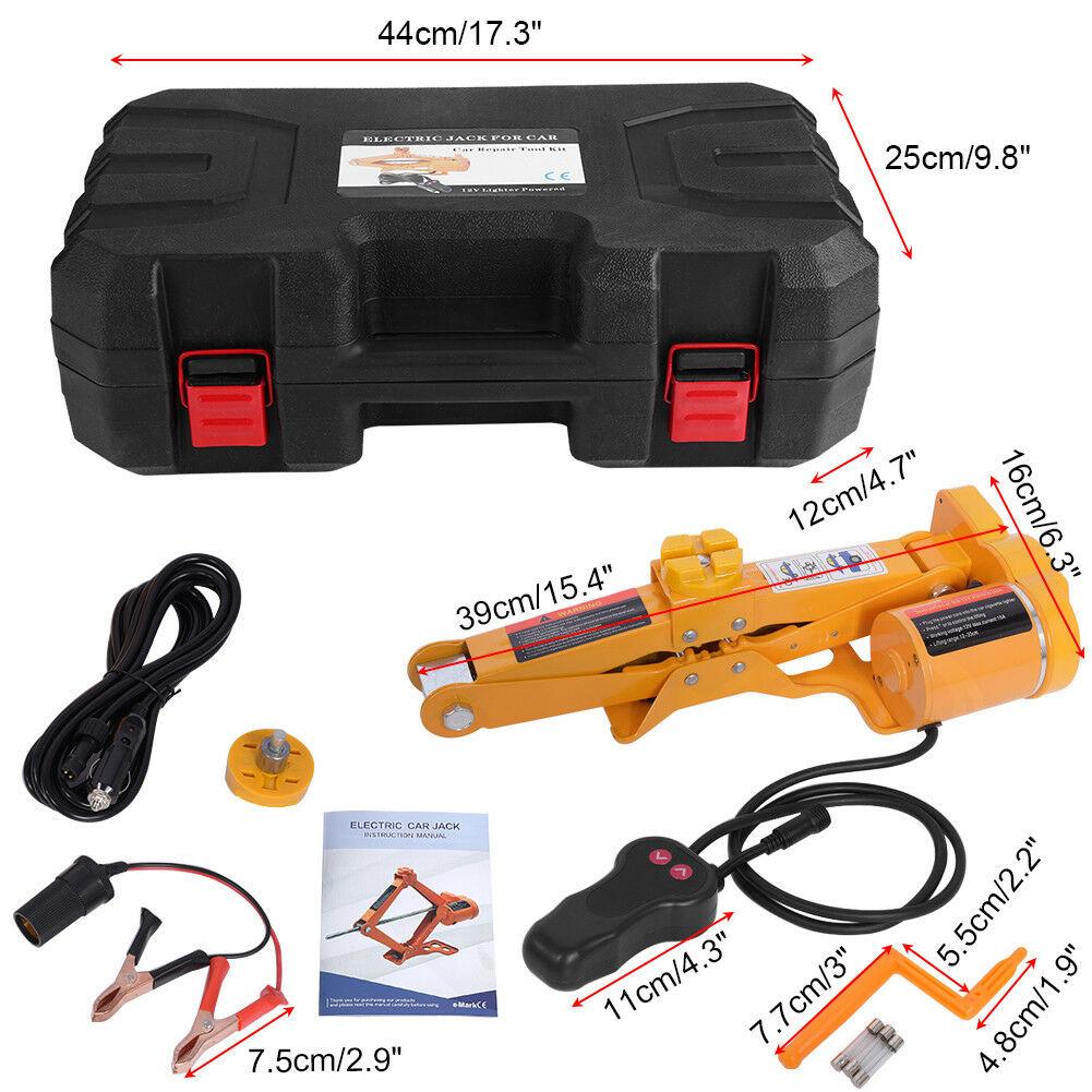 Compact 12V Electric Car Lift – Effortless Tire Changes
