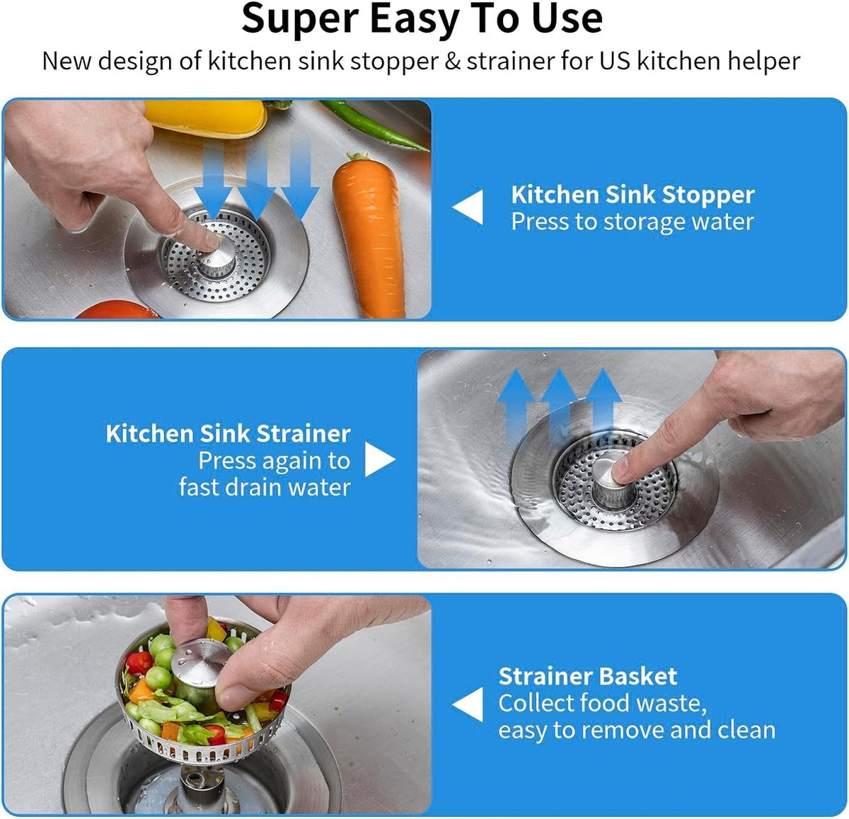 SmartSeal Kitchen Drain Protector