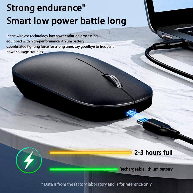Sleek Bluetooth Dual-Mode Wireless Mouse