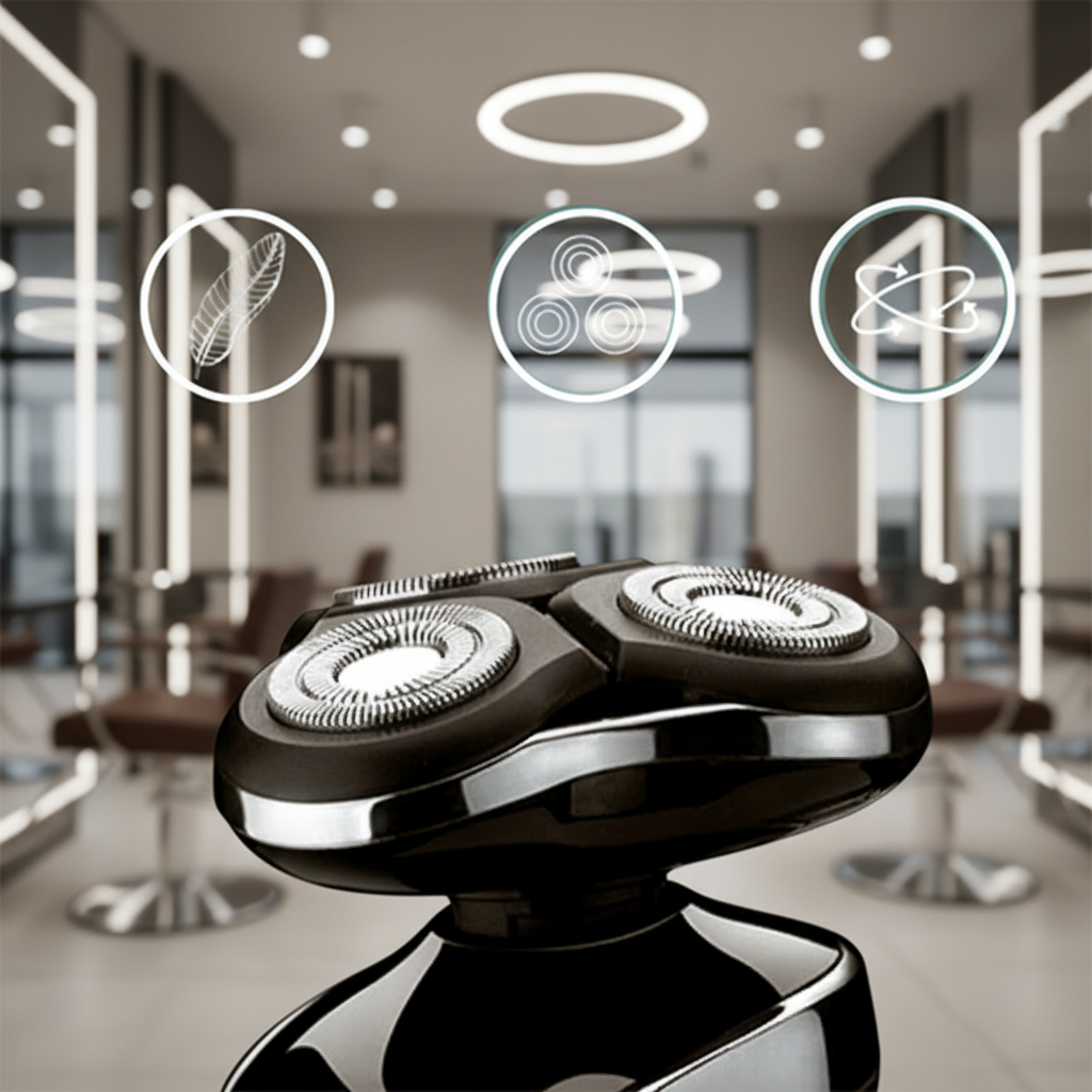 GlidePro – Rechargeable Waterproof Electric Shaver for All-Day Grooming