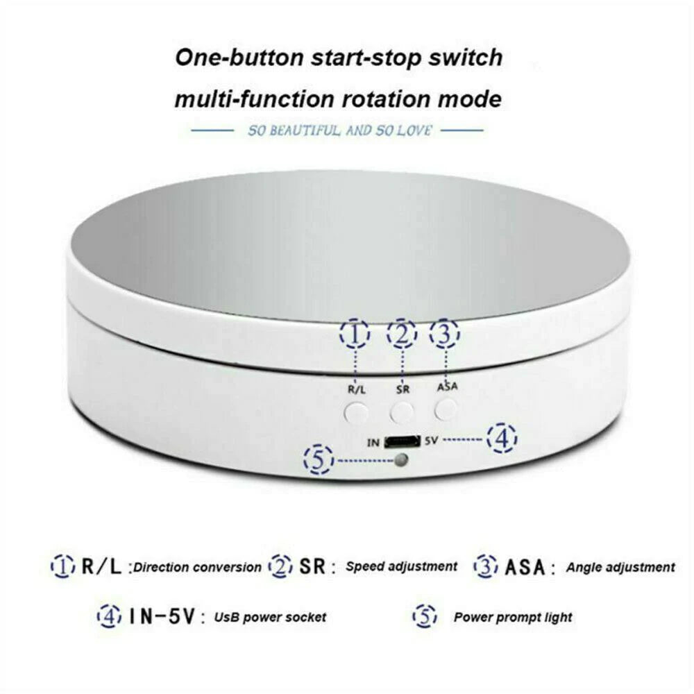 360-Degree Motorized Display Stand for Stunning Visuals