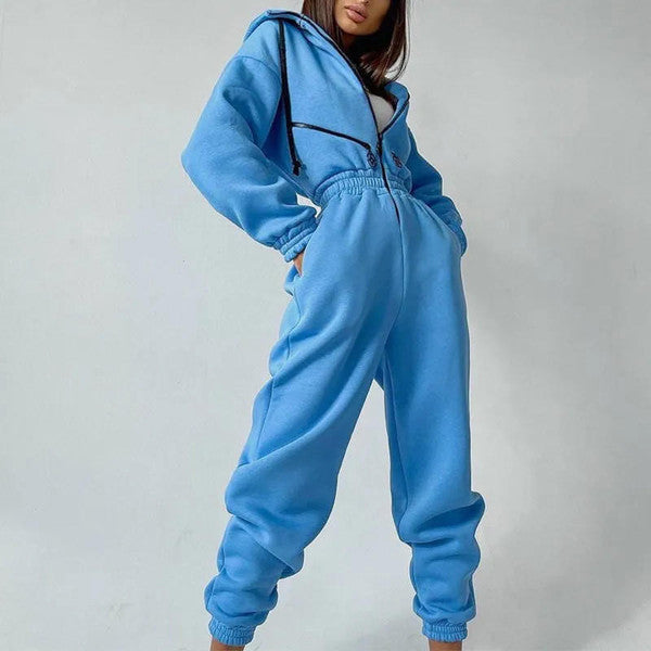 Cozy Comfort Hooded One-Piece Suit