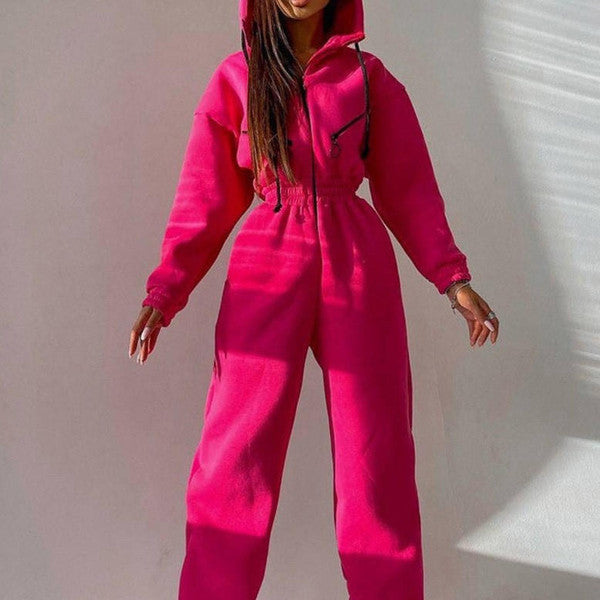 Cozy Comfort Hooded One-Piece Suit