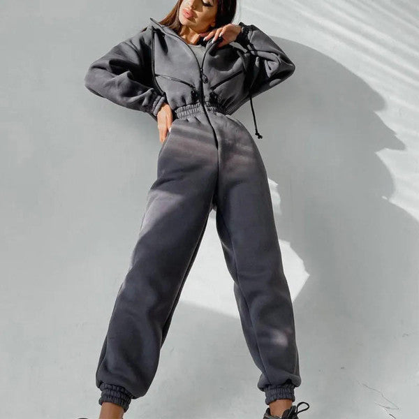 Cozy Comfort Hooded One-Piece Suit