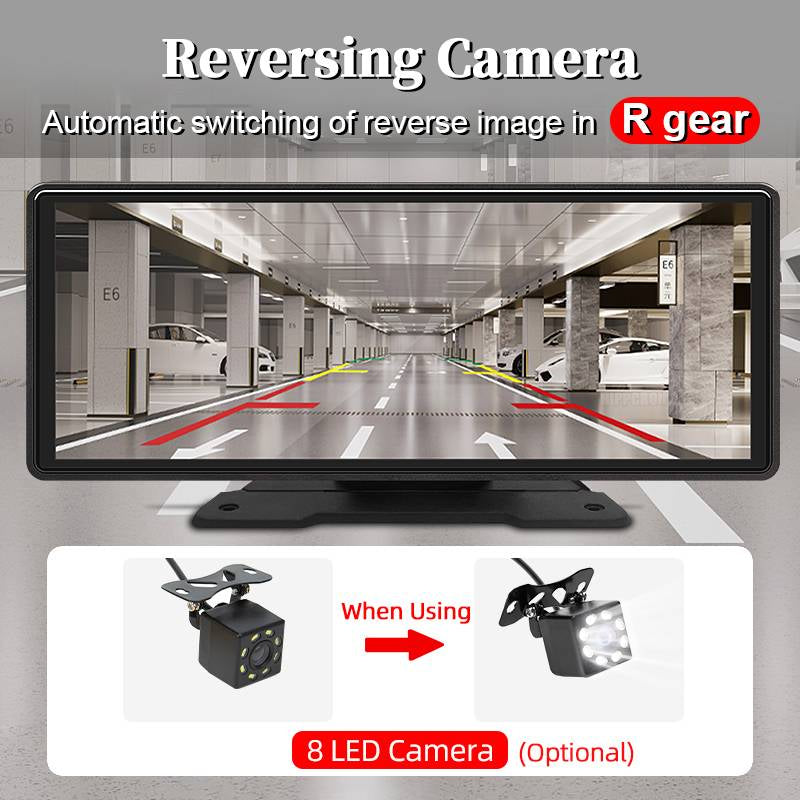 Smart Touchscreen Car Audio System with Bluetooth & Rear Camera