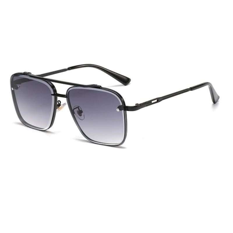 Chic Gradient Lens Sunglasses with Sturdy Metal Frame
