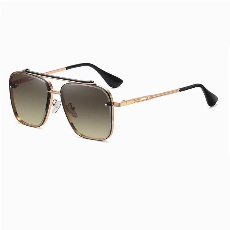 Chic Gradient Lens Sunglasses with Sturdy Metal Frame