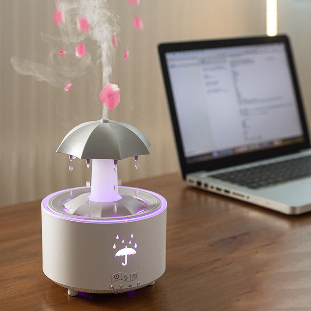 Serenity Mist Diffuser with Rain Sound Therapy