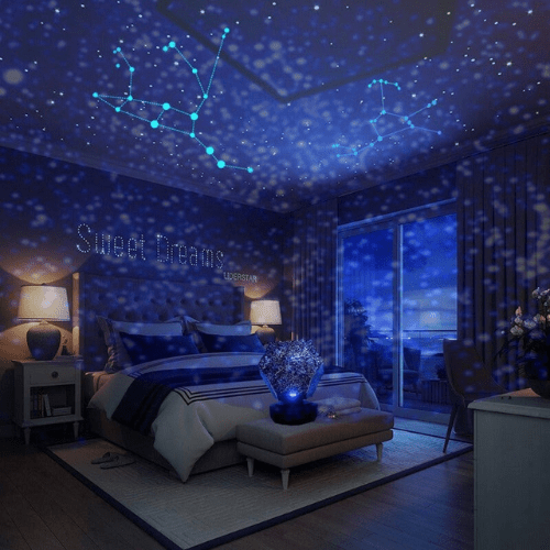 Celestial Projector Lamp with Enchanting Light Display