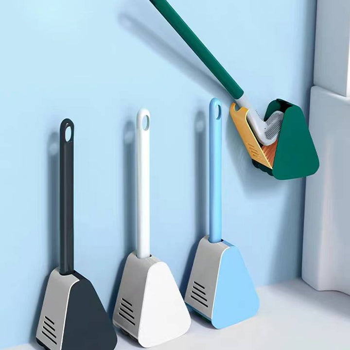 Smart Silicone Toilet Cleaner with Space-Saving Wall Holder
