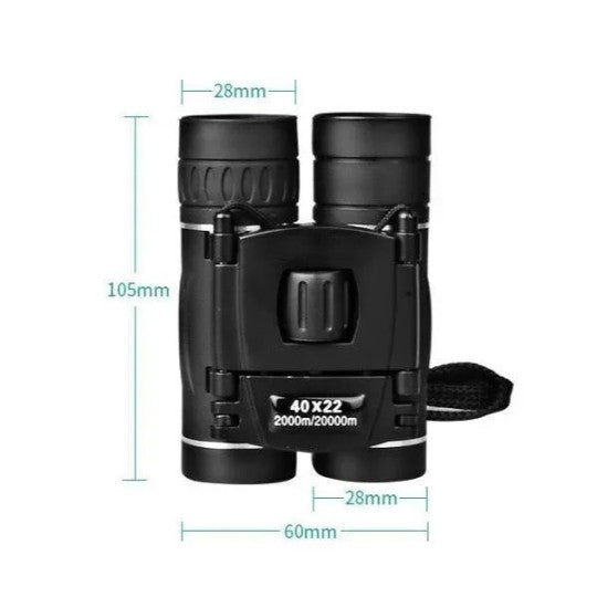 Adventure-Ready 40x22 High-Definition Binoculars for Outdoor Exploration