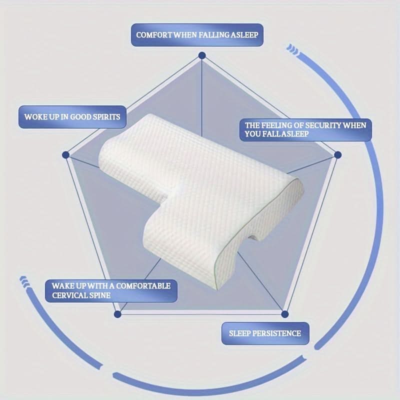 CloudNest – Adaptive Cooling Foam Pillow for Ultimate Comfort
