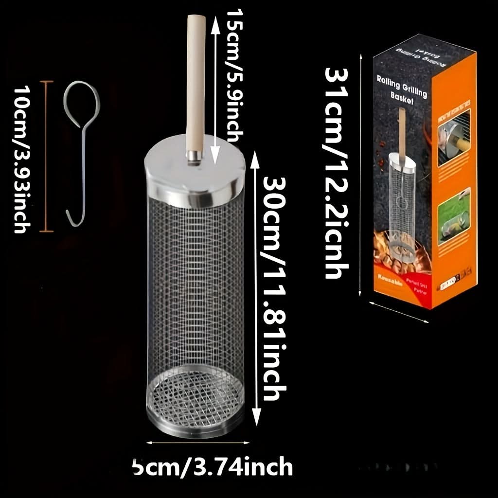 GrillMaster Pro – Versatile Stainless Steel Grill Basket