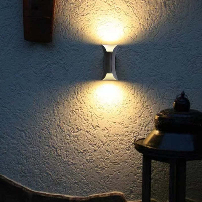Contemporary LED Exterior Wall Light Fixture