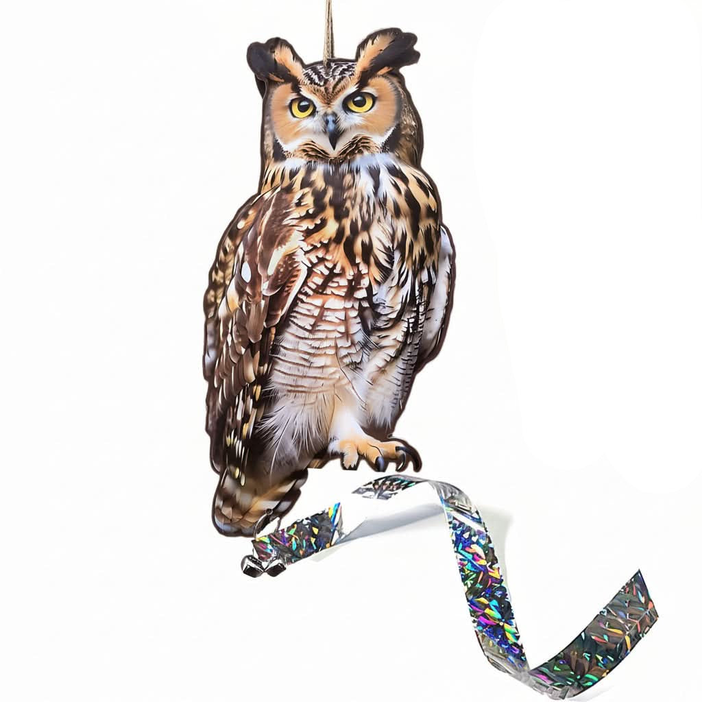 Guardian Owl – Stylish Bird Deterrent for Your Garden