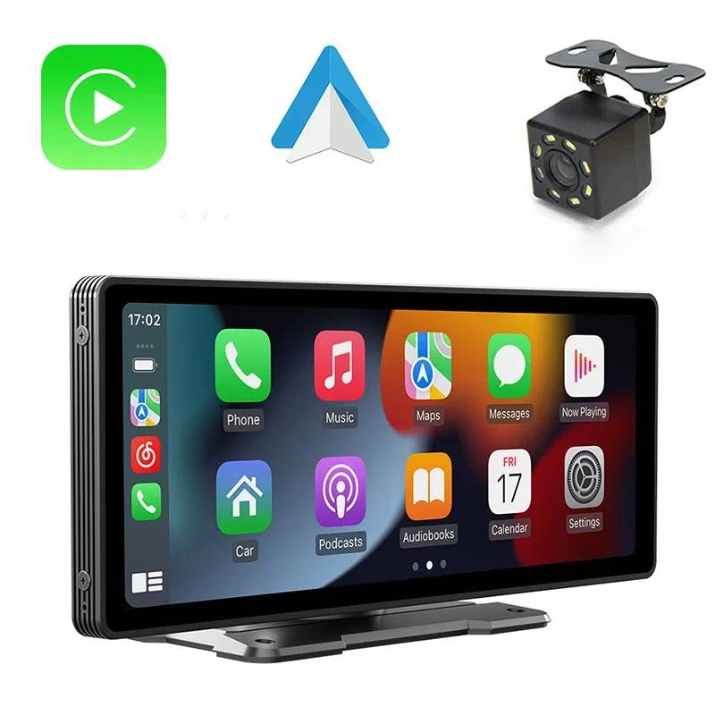 Smart Touchscreen Car Audio System with Bluetooth & Rear Camera