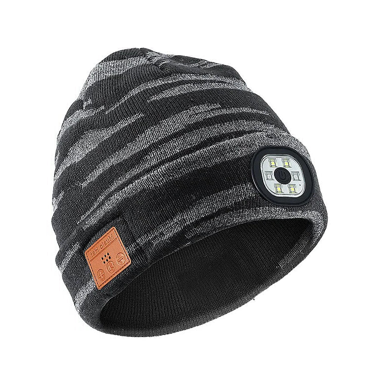 All-in-One Bluetooth Beanie with LED Illumination