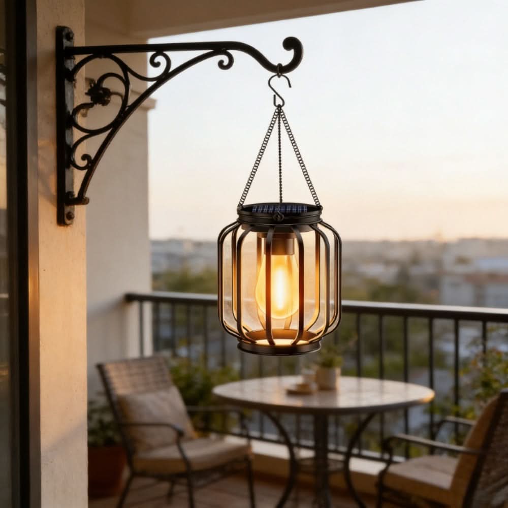 LumaGlow – Elegant Solar Lantern for Outdoor Ambiance