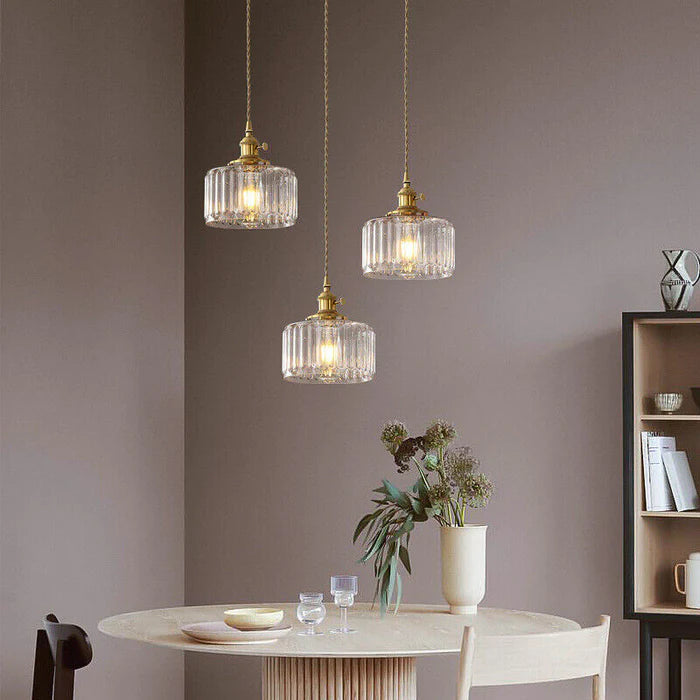 Celestial Vintage Crystal Hanging Light Fixture