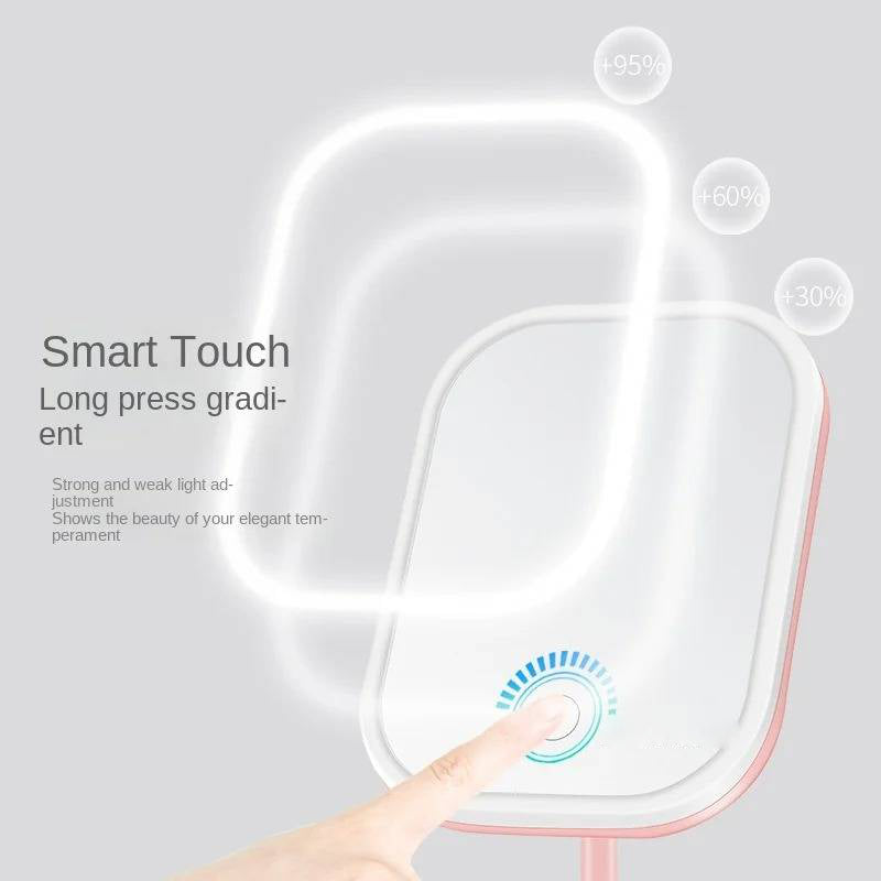 Illuminated Travel Beauty Mirror for Flawless Makeup