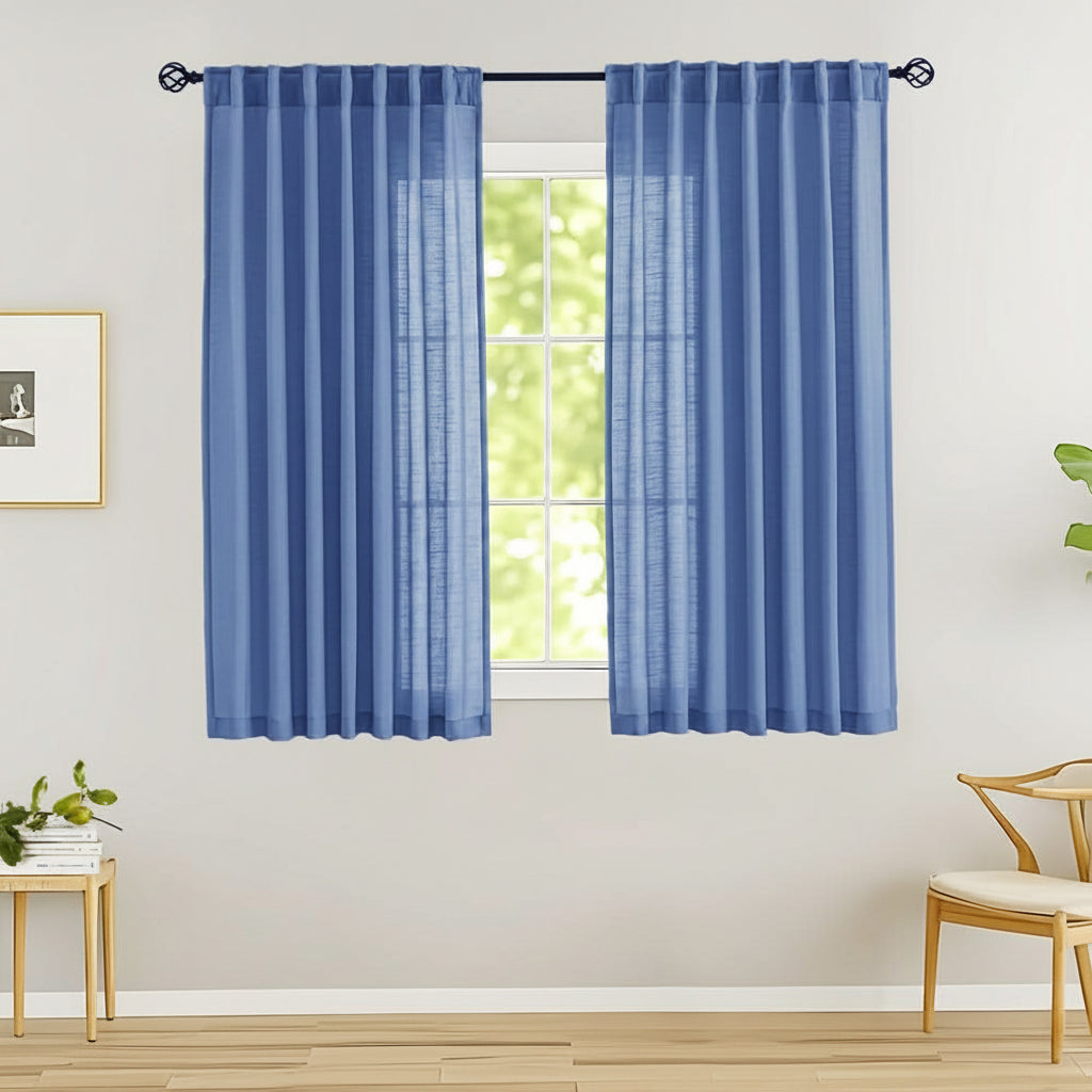 Breezy Linen Sheer Drapes for Natural Light and Privacy
