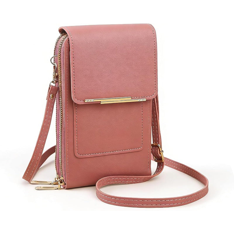 Secure Slim Phone Pouch – Anti-Theft Crossbody Organizer