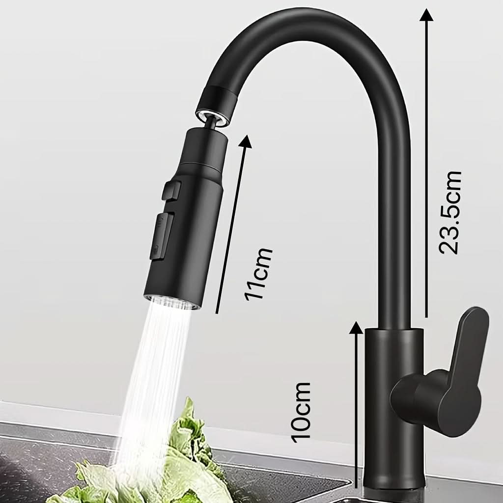 Versatile Kitchen Faucet with 360° Rotating Head