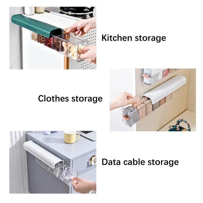 Versatile Wall-Mounted Storage Solution for Clothing