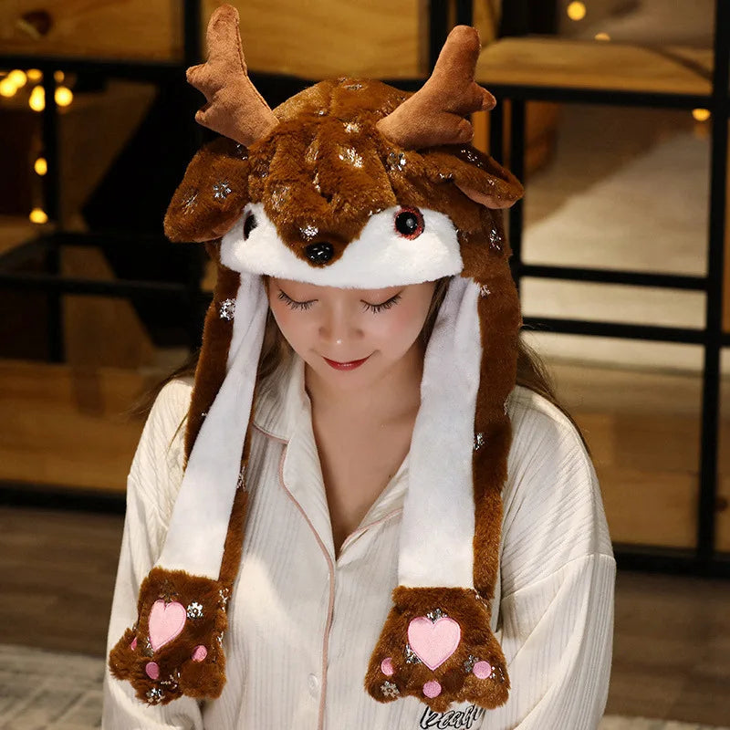 Festive Plush Santa Hat for Holiday Celebrations