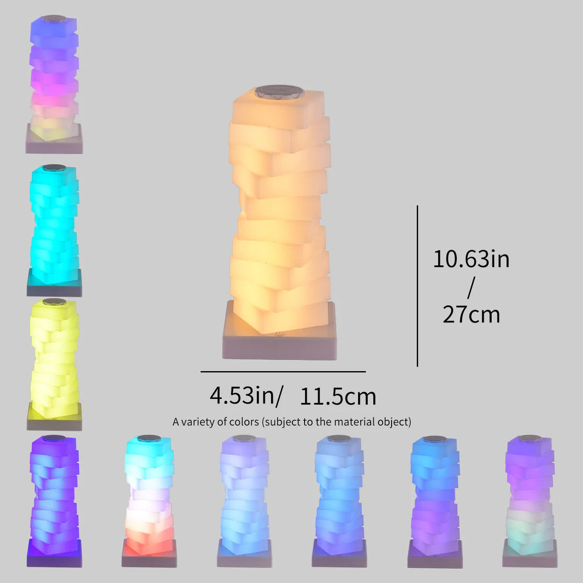 Colorful Touch-Control LED Night Light for Every Mood