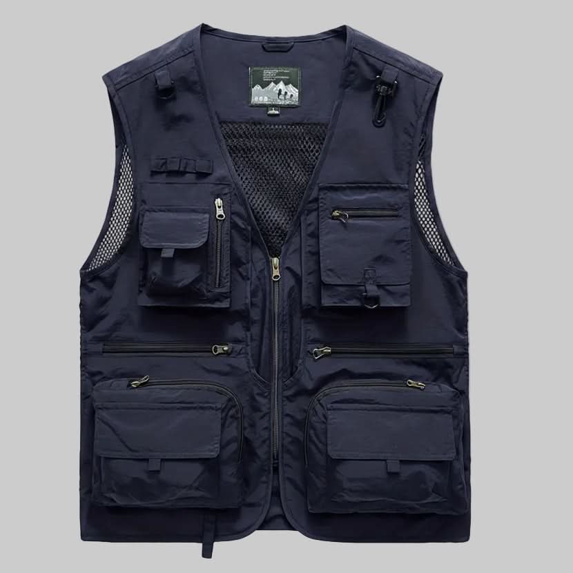ExplorerPro – Versatile Outdoor Vest with Secure Zippered Pockets