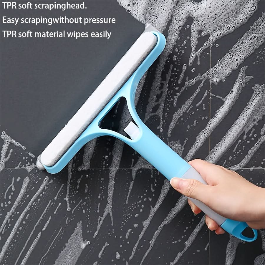 CrystalClear – 3-in-1 Window & Mirror Cleaning Tool with Washable Cloth