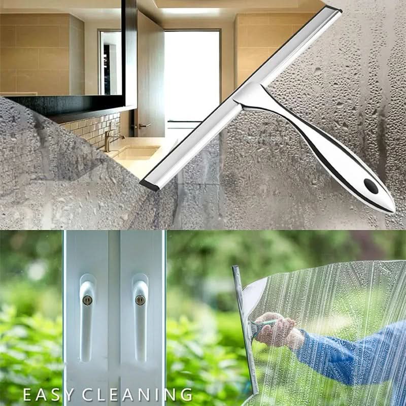 CrystalClear – Premium Stainless Steel Shower Squeegee