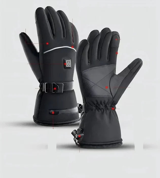 Winter-Ready Heated Gloves for Motorcycle Enthusiasts