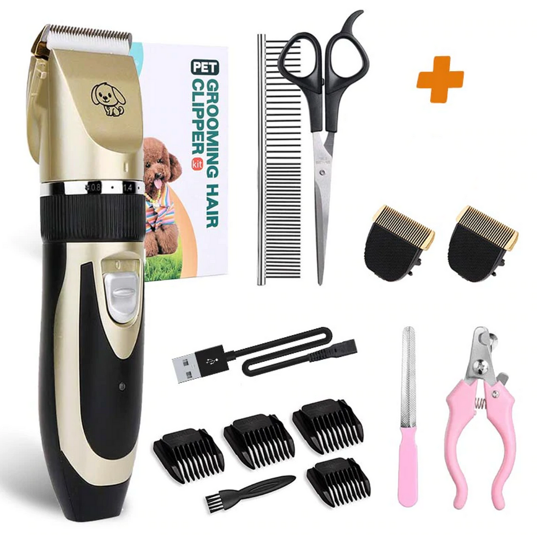 Whisper-Quiet Pet Grooming Clipper for All Breeds