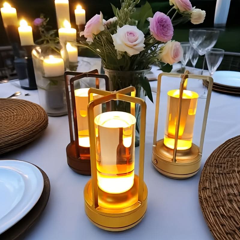 Heritage Glow – Portable Rechargeable Table Lamp