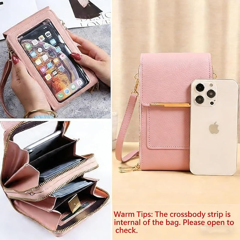 Secure Slim Phone Pouch – Anti-Theft Crossbody Organizer