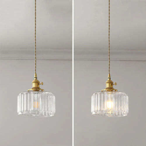 Celestial Vintage Crystal Hanging Light Fixture