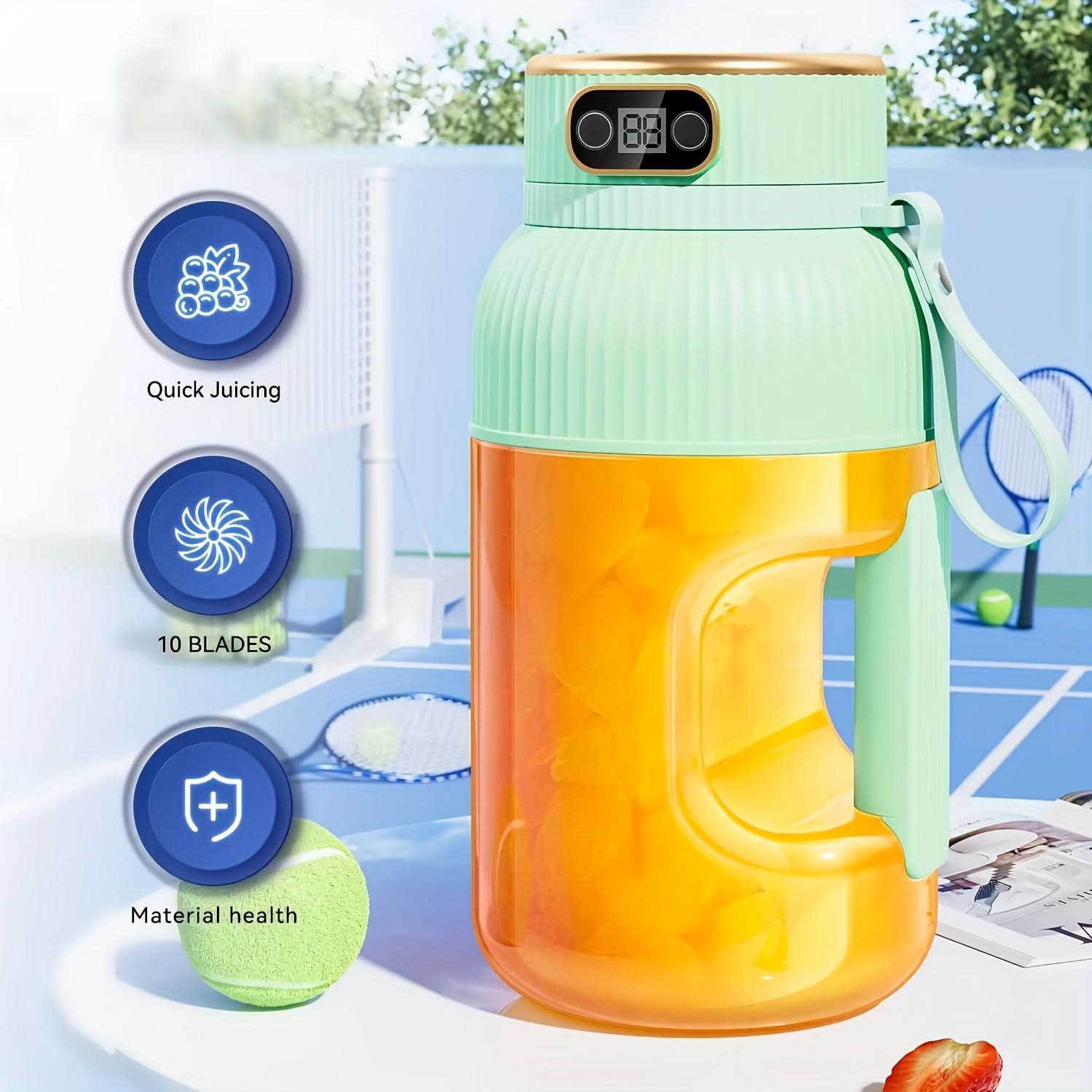 BlendMaster Pro – Versatile Portable Juicer for Fresh Beverages