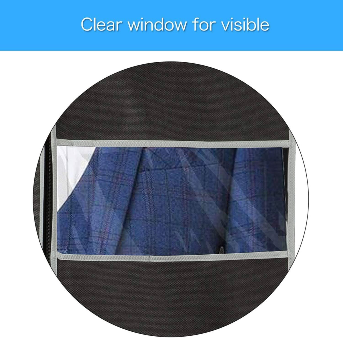 Protective Garment Covers – 10-Pack with Transparent Window