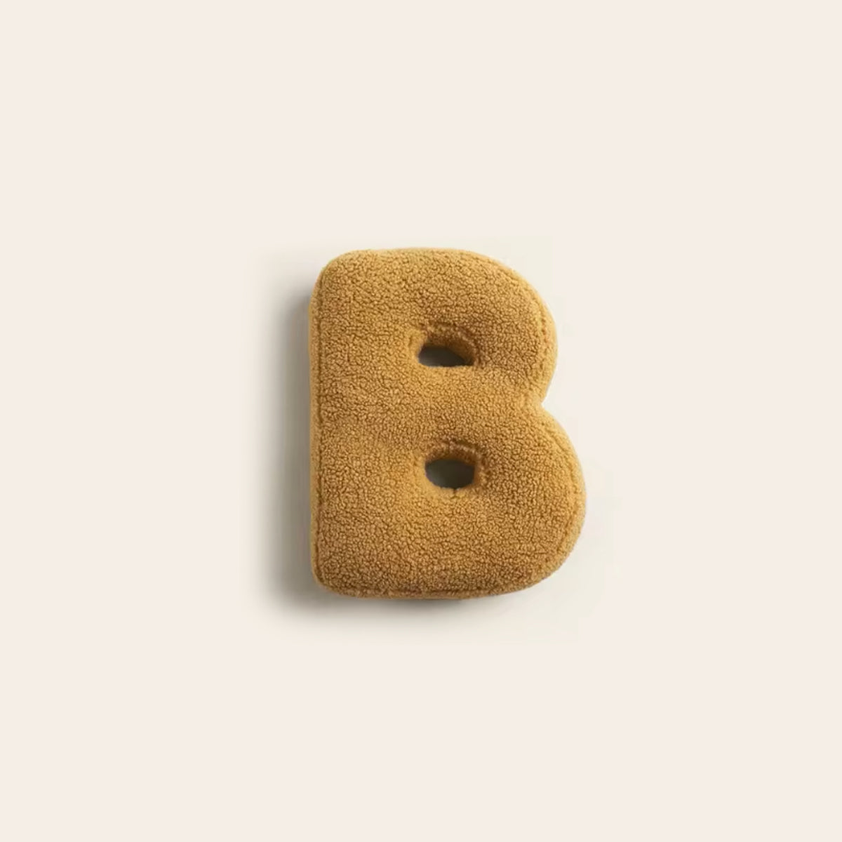 Letter-Shaped Decorative Pillow – Alphabet Design