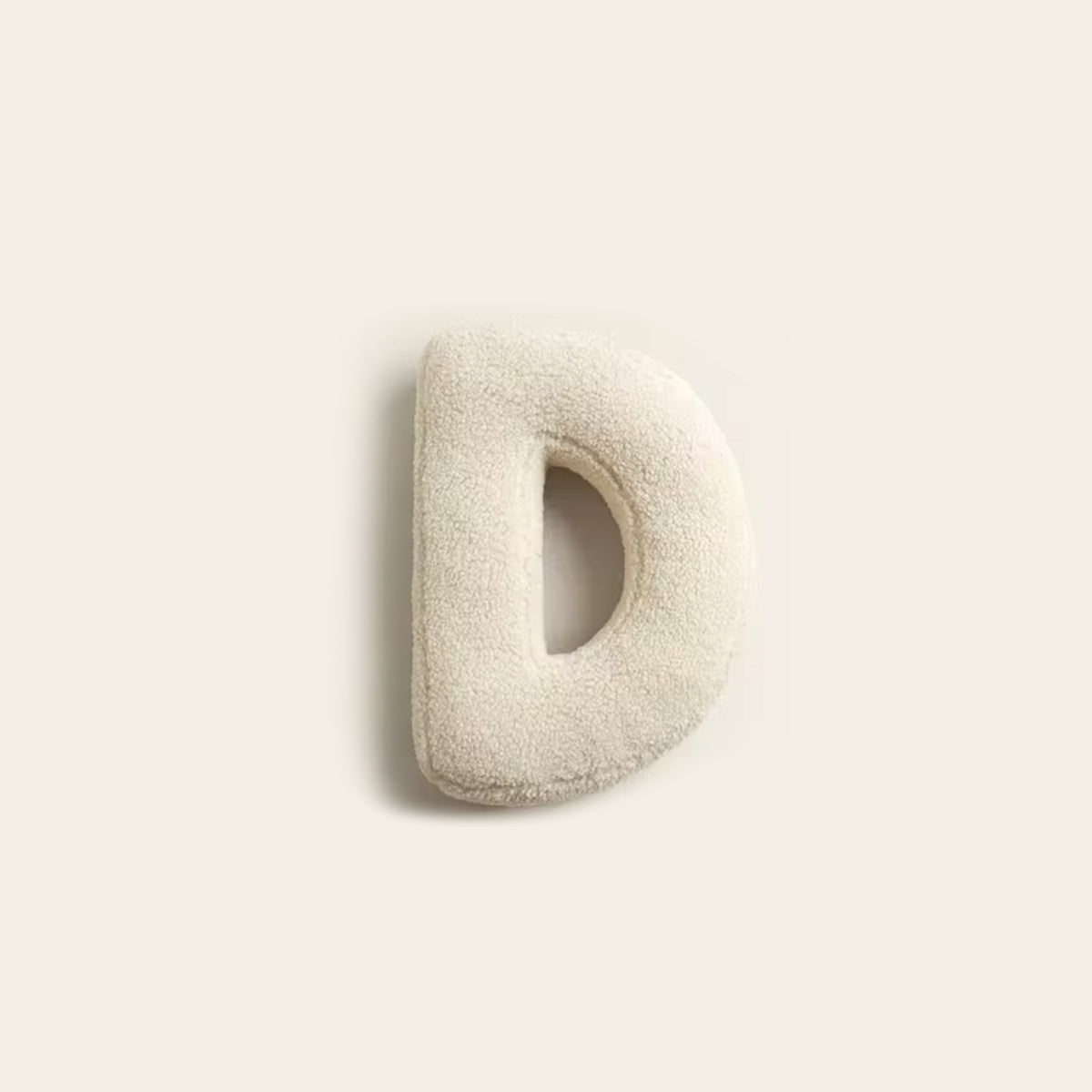 Letter-Shaped Decorative Pillow – Alphabet Design