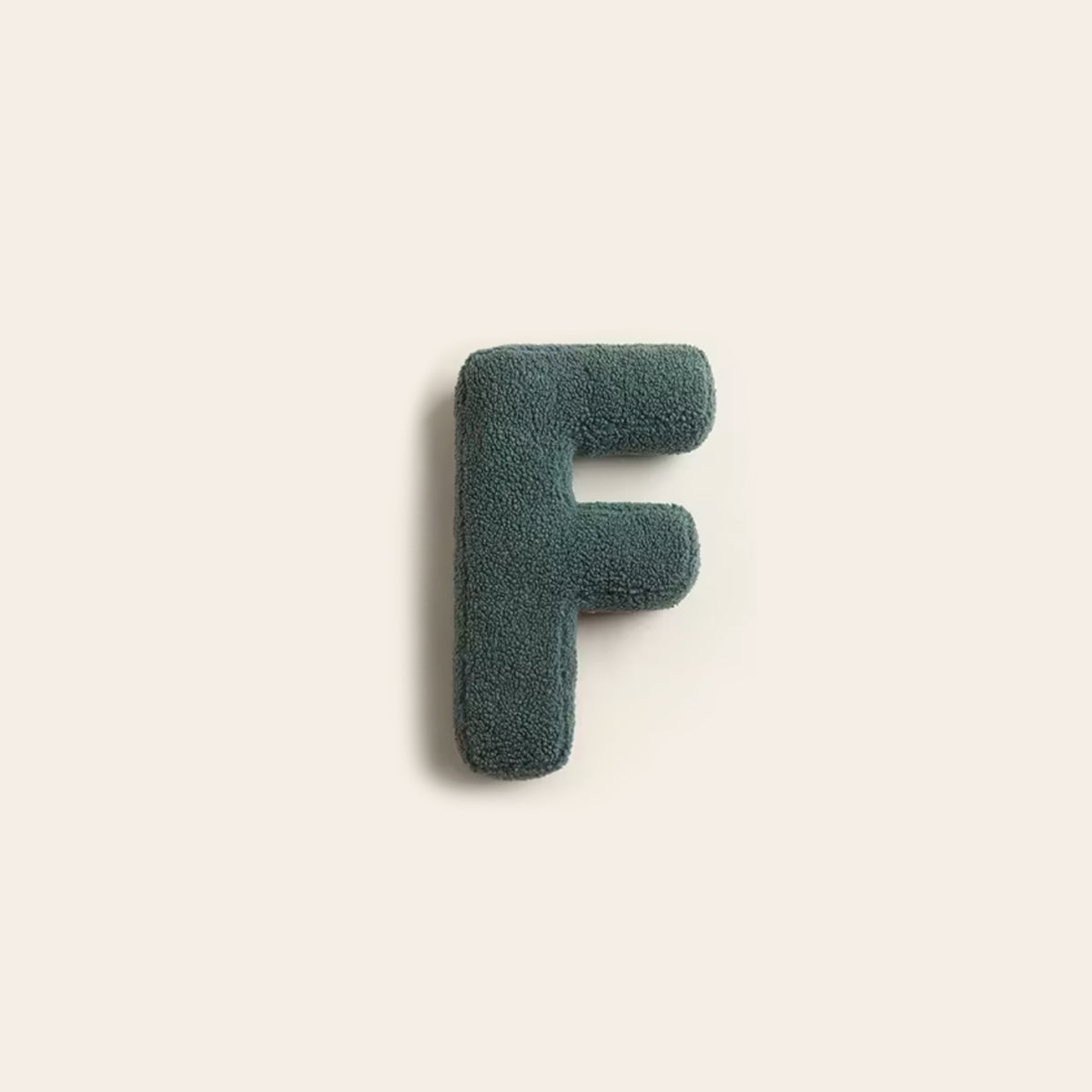 Letter-Shaped Decorative Pillow – Alphabet Design