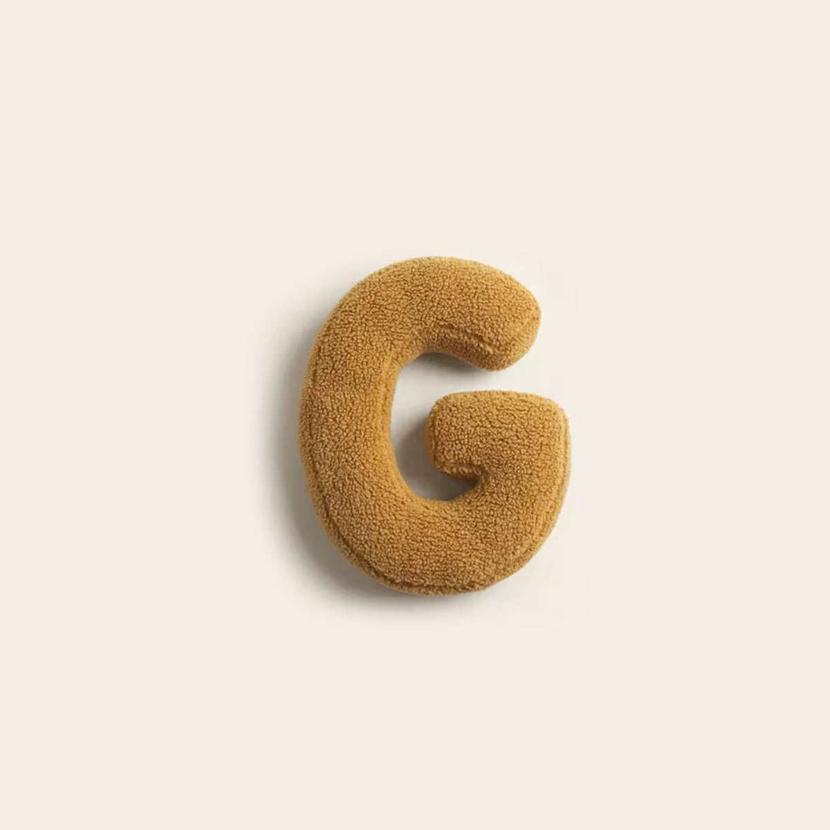 Letter-Shaped Decorative Pillow – Alphabet Design