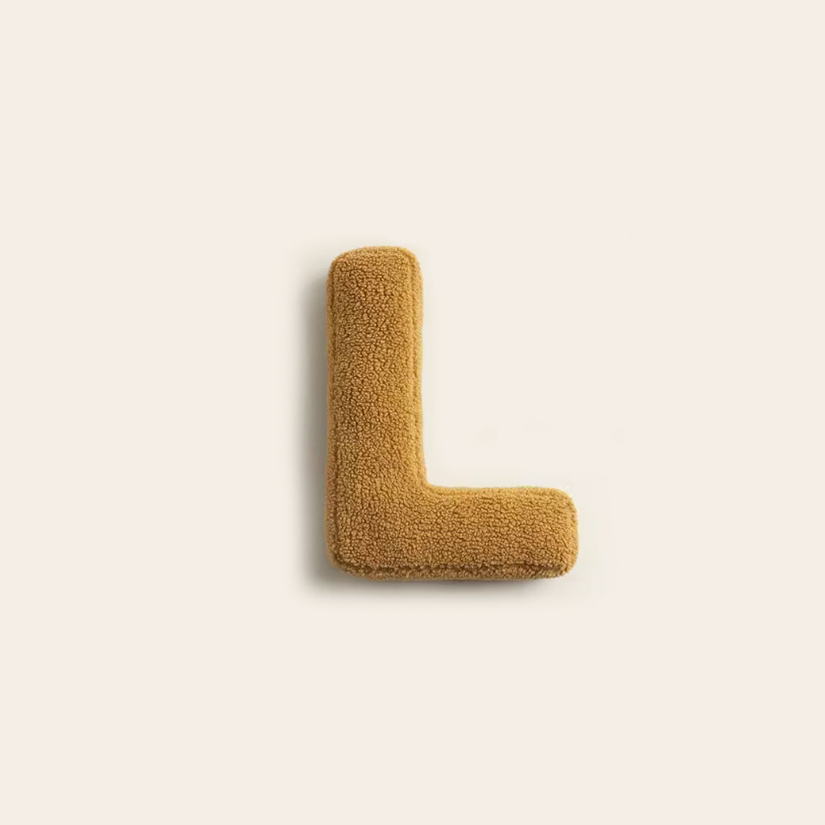 Letter-Shaped Decorative Pillow – Alphabet Design
